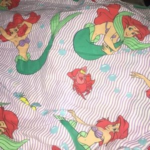 Vintage little mermaid sheet